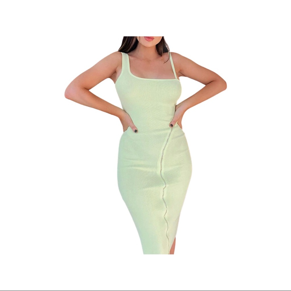 Fashion Nova Ribbed Midi Dress NWT